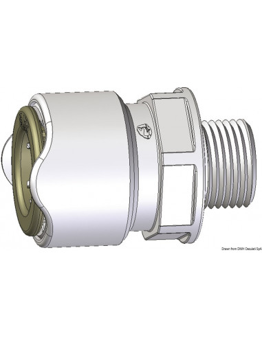 Adattatore WHALE da 3/8' BSP maschio