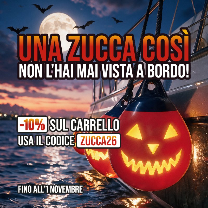 Promo Halloween: -10% sul carrello da 99€ con il codice ZUCCA26age alt